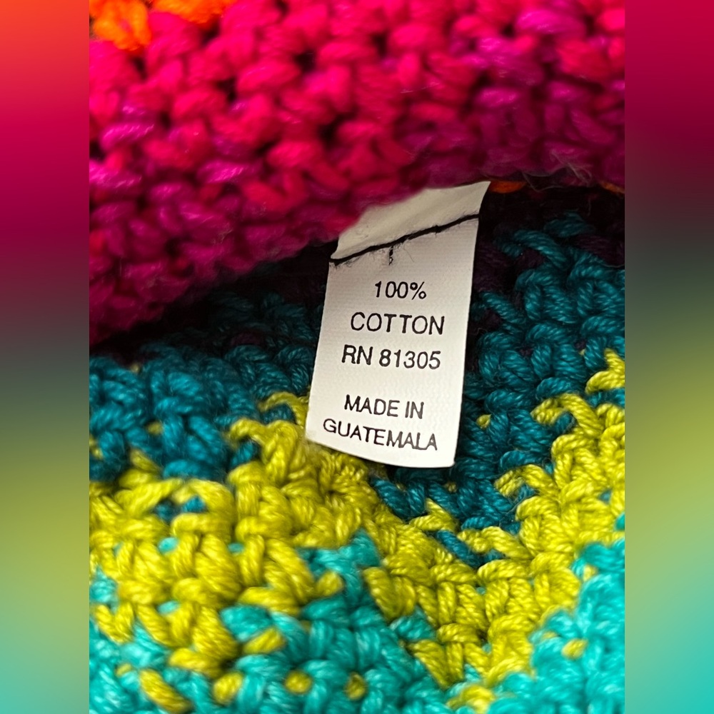 Colorful, Handmade Bucket Hat - Picture 6 of 6